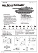 Model plastikowy Israel Merkava Mk. III Baz MBT