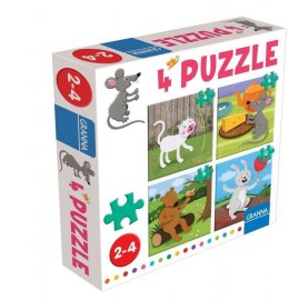 Puzzle z myszką 4 ,6,9,12 elementów