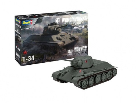 Model plastikowy Czołg T-34 World of Tanks