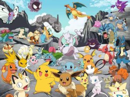 Puzzle 2D 1500 elementów Pokemon Classic