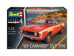 Model plastikowy samochód 69 Camaro SS 1/25