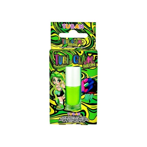 Lakier Tubi Glam - zielony neon