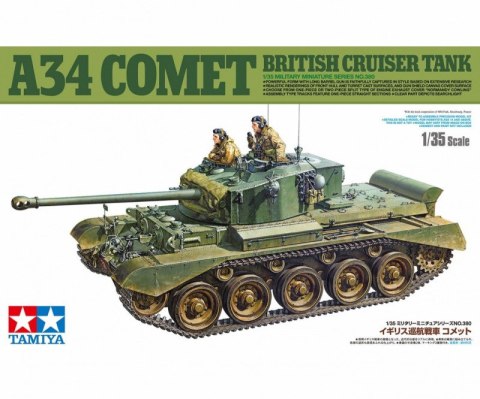 Model plastikowy Brytyjski czołg krążownik A34 Comet 1/35