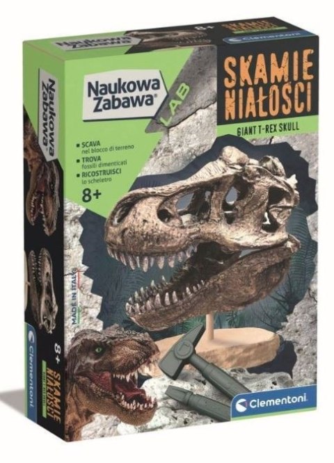 Zestaw naukowy Skamieniałosci Czaszka T-rex