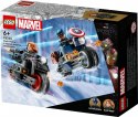 Klocki Super Heroes 76260 Marvel Motocykle Czarnej Wdowy i Kapitana Ameryki