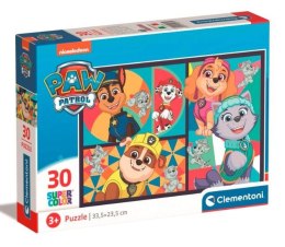 Puzzle 30 elementów Super Kolor Paw Patrol