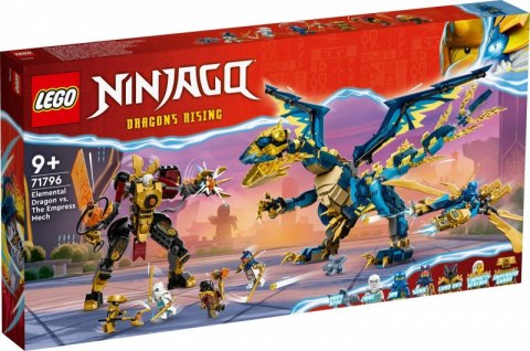 Klocki Ninjago 71796 Smok żywiołu kontra mech cesarzowej