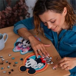 Puzzle 160 elementów drewniane konturowe Myszka Mickey