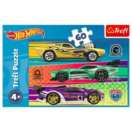 Puzzle 60 elementów Wyścigi Hot Wheels