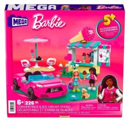 Klocki Barbie Mega Kabriolet i stoisko