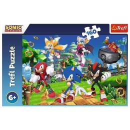 Puzzle 160 elementów Sonic i przyjaciele