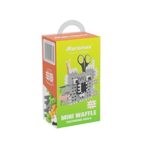 Klocki konstrukcyjne Mini Waffle - Przybornik koala 70 elementów