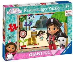 Puzzle 24 elementy Gigant Koci Domek Gabi