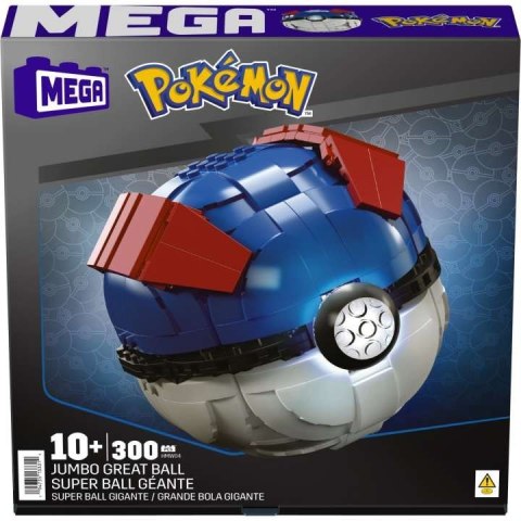 Zestaw konstrukcyjny Mega Construx Duży Great ball Pokemon