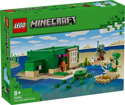 Klocki Minecraft 21254 Domek na plaży żółwi