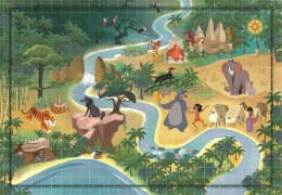 Puzzle 1000 elementów Compact Story Maps The Hungle Book