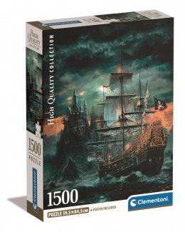 Puzzle 1500 elementów Compact The Pirates Ship