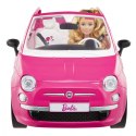 Lalka Barbie + Samochód Fiat 500 kabriolet