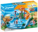 Zestaw z figurkami Family Fun 4858 Basen odkryty ze zjeżdżalnią