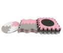 Mata piankowa puzzle Jolly Pink Grey