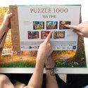 Puzzle 1000 elementów Premium Plus Tea Time Ogród ptaków