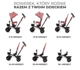 Rowerek trójkołowy AVEO ROSE PINK