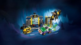 Klocki Super Heroes 76272 Jaskinia Batmana z Batmanem, Batgirl i Jokerem