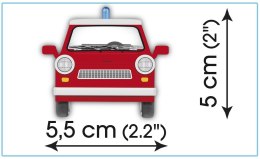 Klocki Youngtimer Trabant 601 Universal Feuerwehr