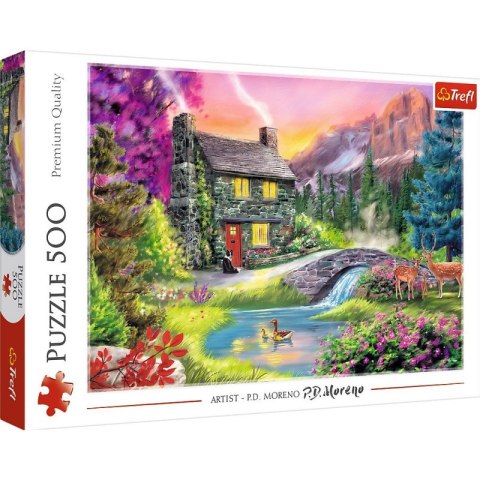 Puzzle 500 elementów - Górska sielanka