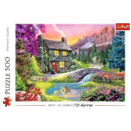 Puzzle 500 elementów - Górska sielanka