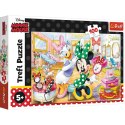 Puzzle 100 elementów Minnie w salonie kosmetycznym