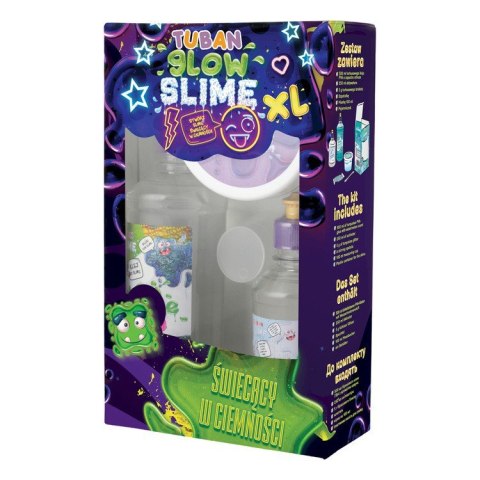 Masa plastyczna Zestaw super slime - Glow in the dark XL