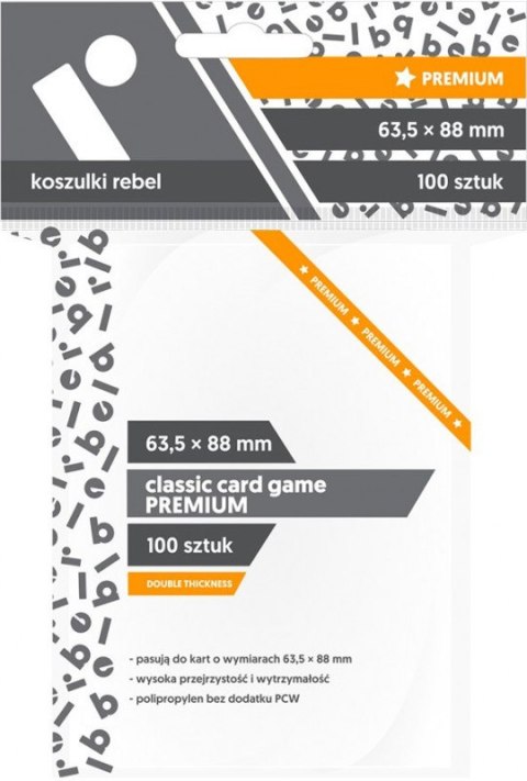 Koszulki 63,5 x 88 mm CCG Premium 100 sztuk