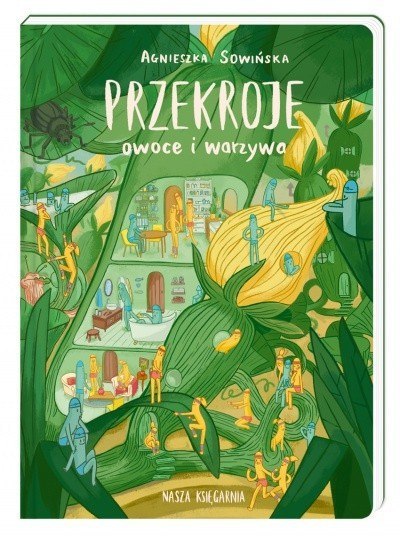 Książeczka Przekroje Owoce i Warzywa