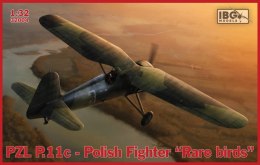 Model do sklejania IBG PZL P.11c Polish Fighter Rare Birds