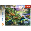 Puzzle 200 elementów Drapieżne dinozaury