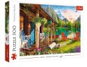 Puzzle 500 elementów Domek w górach