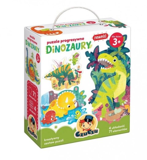 Puzzle progresywne - Dinozaury